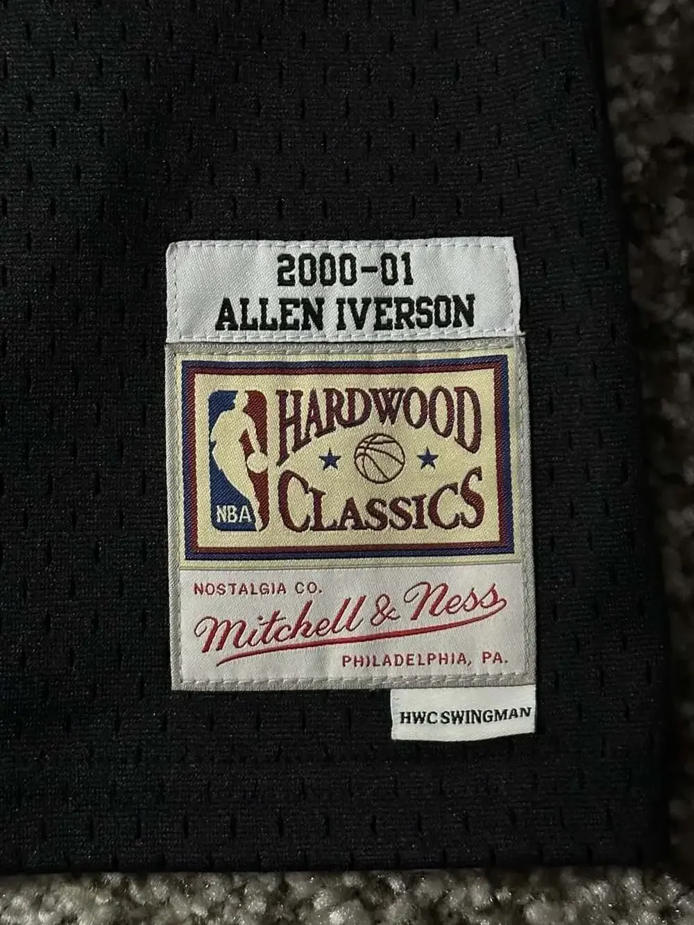 *YOUTH* Mitchell & Ness Allen Iverson Philadelphia 76ers 2000-01 Hardwood Classi